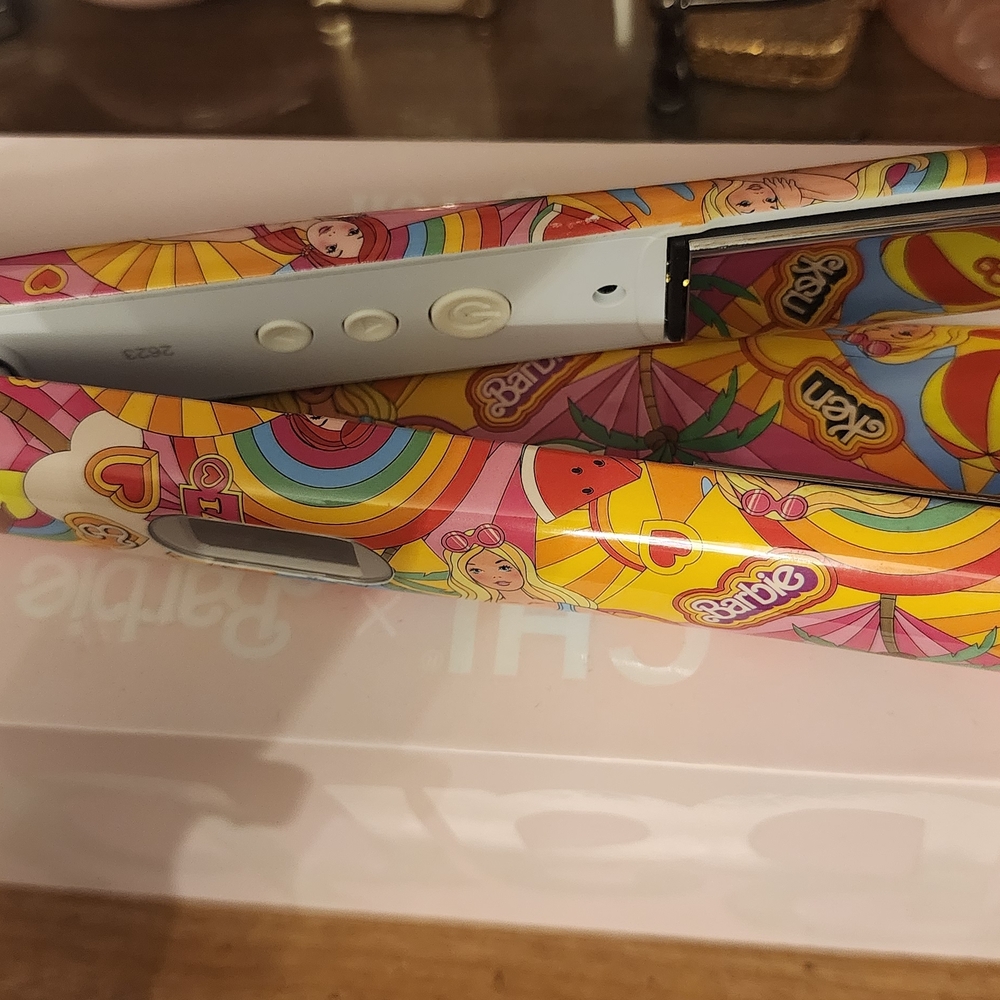 CHI Barbie 50th Anniversary 1-in Titanium Hair Straightening Iron